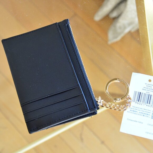 Kate Spade KG426 Carey Small Card Holder Black - Picture 3 of 5